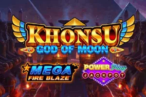 Playtech : Mega Fire Blaze: Khonsu God of Moon PowerPlay Jackpot - HONEYSLOT777