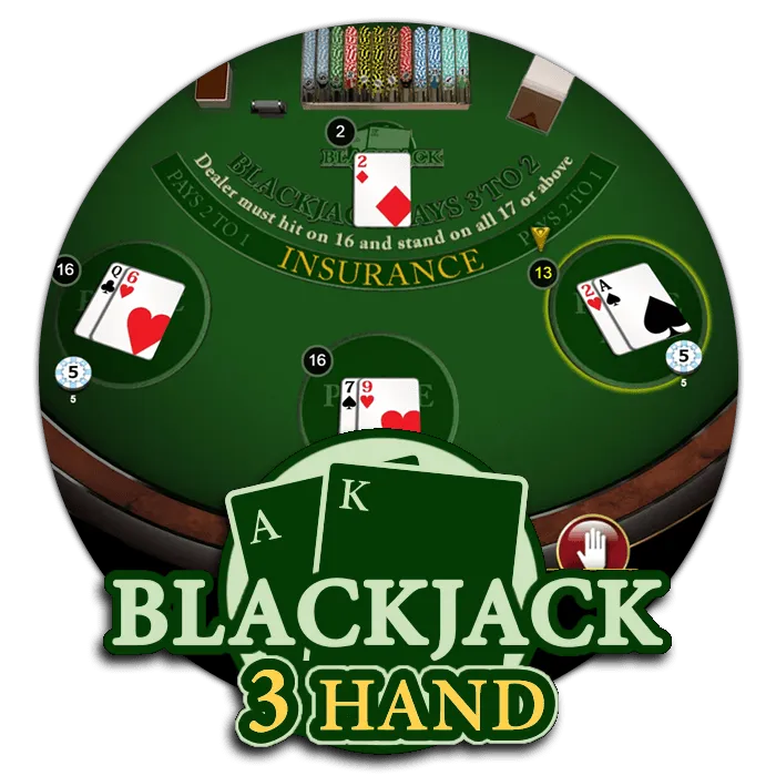 Blackjack 3 Hand - HONEYSLOT777