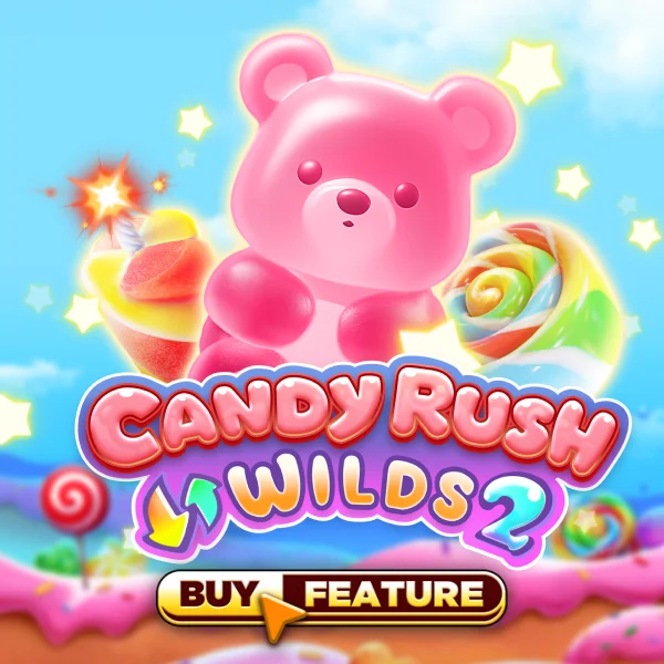 Microgaming : Candy Rush Wilds 2 - HONEYSLOT777
