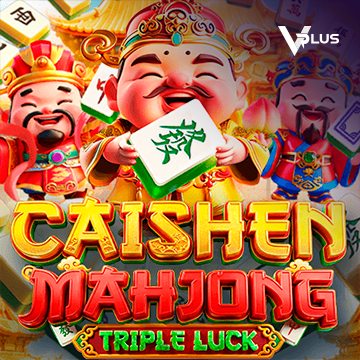 Vplus : Caishen Mahjong: Triple Luck - HONEYSLOT777