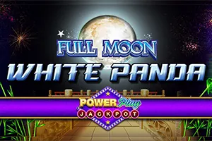 Playtech : Full Moon: White Panda PowerPlay Jackpot - HONEYSLOT777